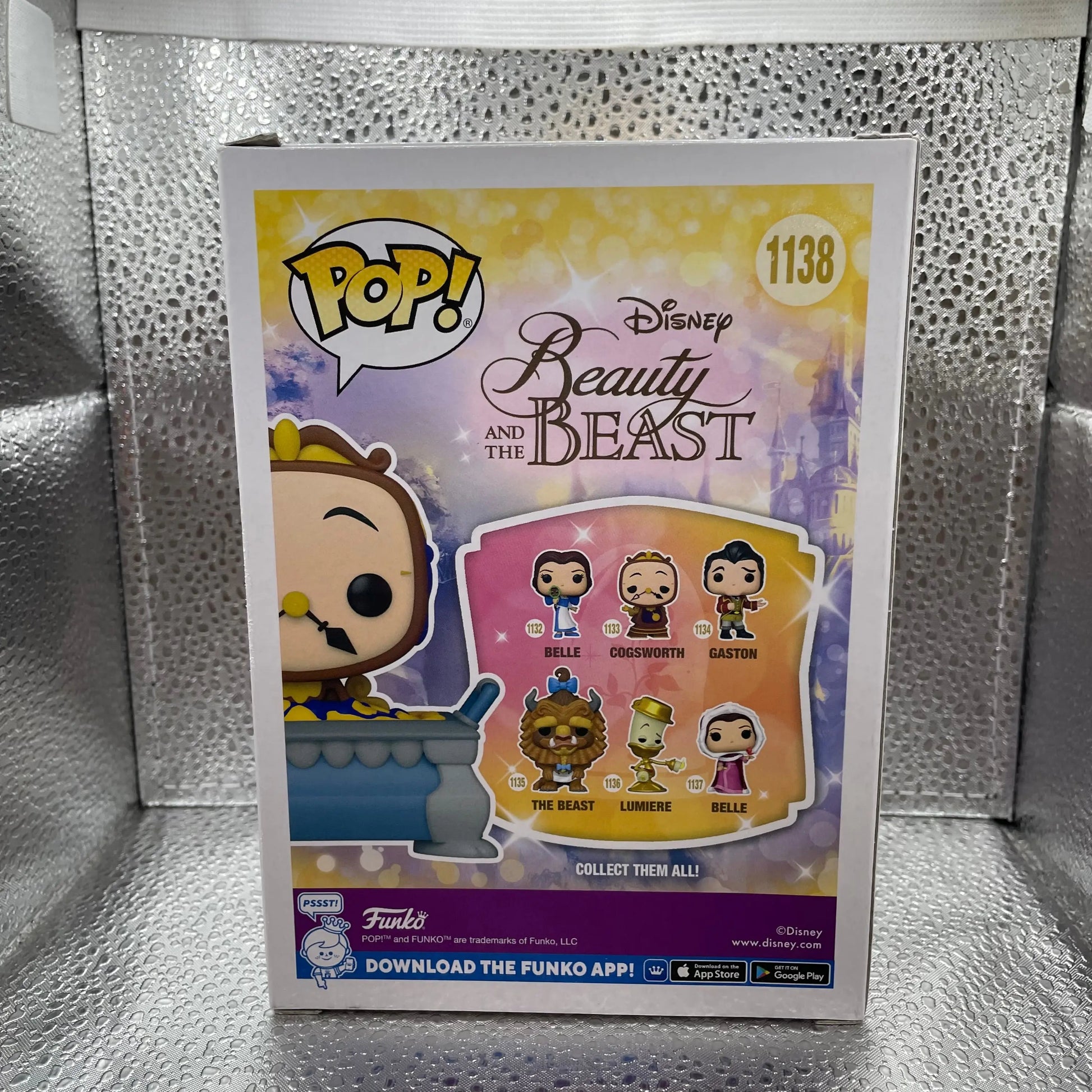 Funko Pop! Vinyl: Disney - Cogsworth - Funko Web (FW) (Exclusive) #1138 FRENLY BRICKS - Open 7 Days