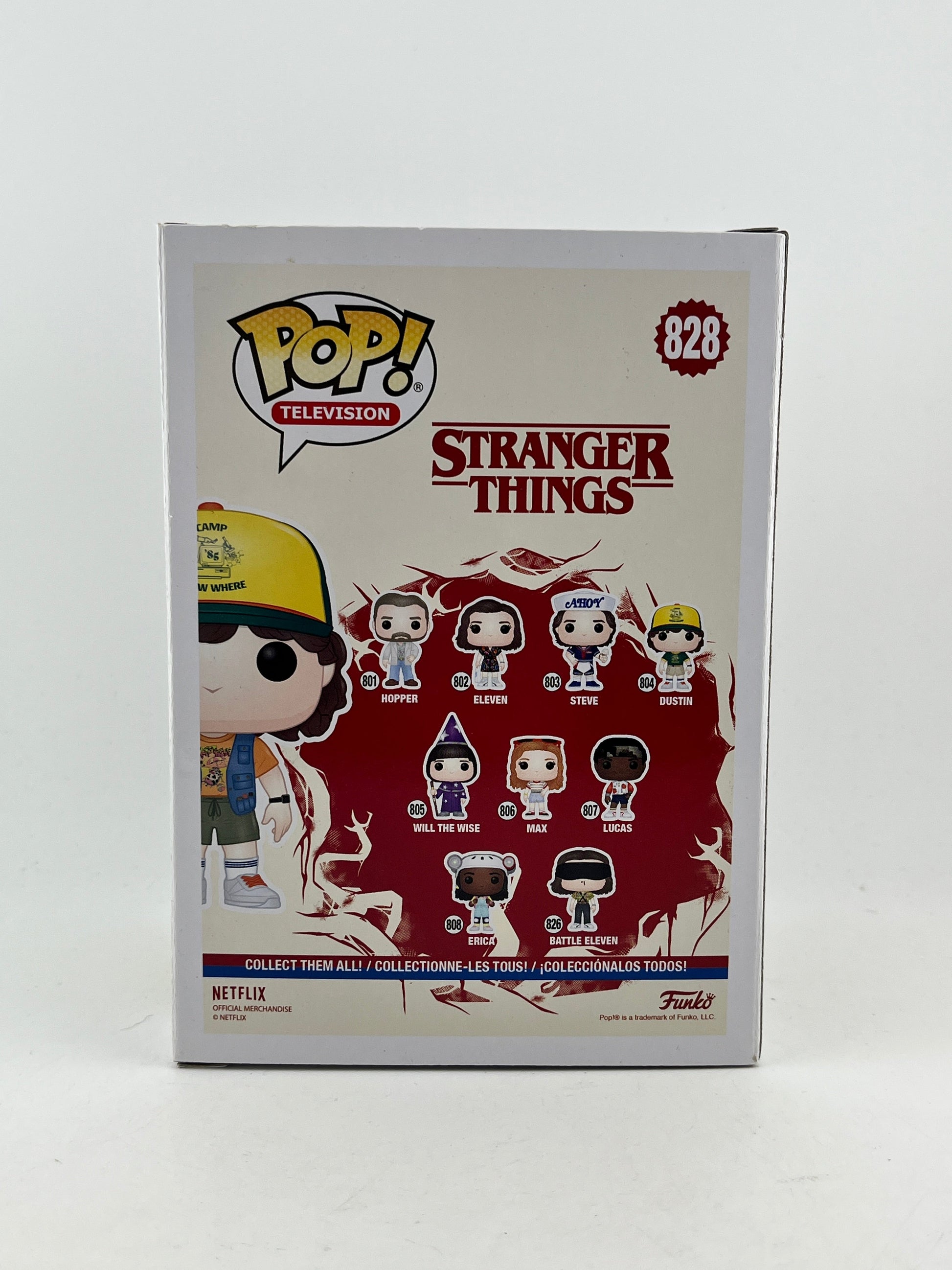 Funko POP! Television Stranger Things - Dustin #828 - Vinyl Collectable FRENLY BRICKS - Open 7 Days