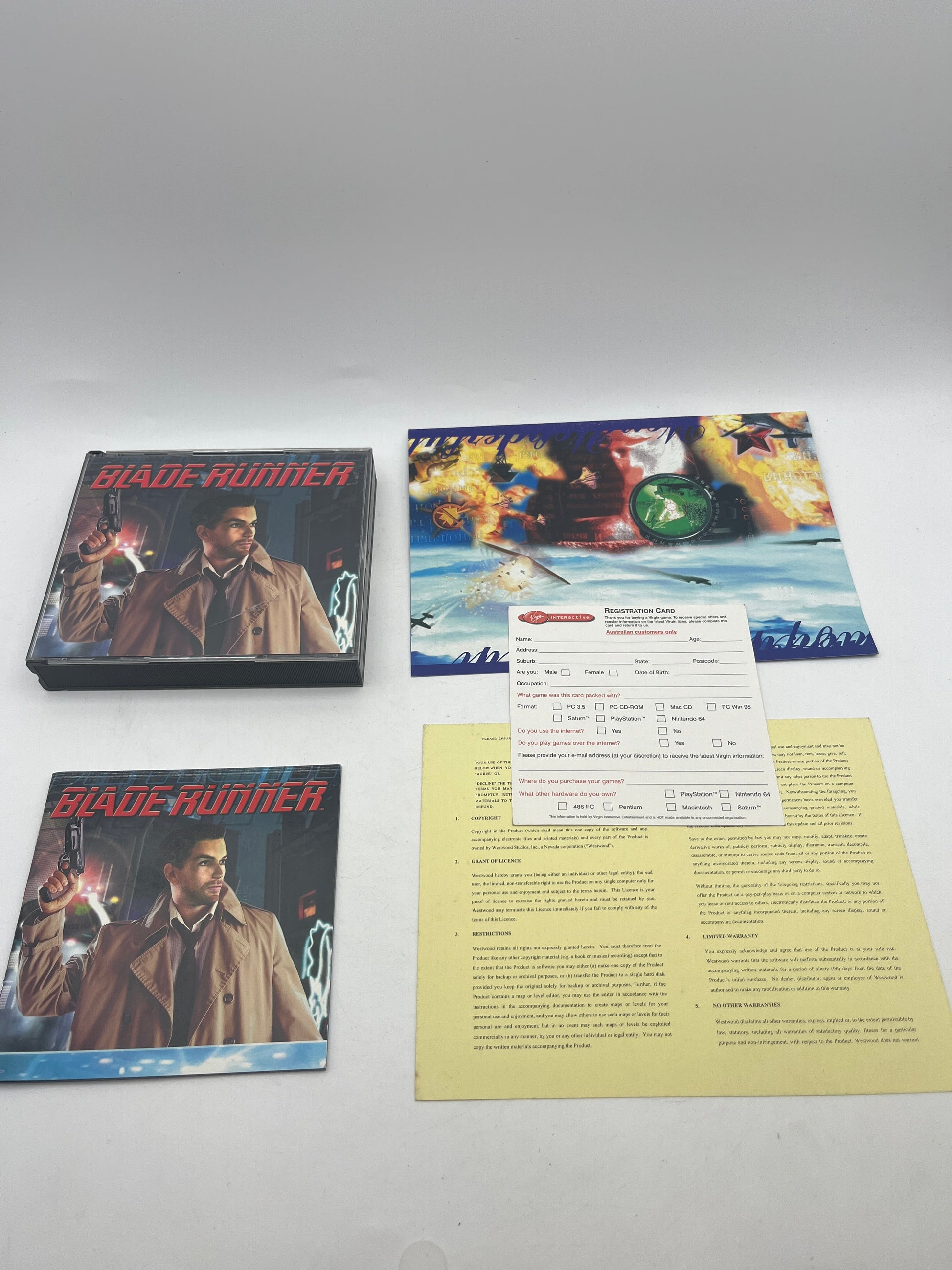 Blade Runner PC 1997 Big Box Westwood Studios Win 95/NT CD-ROM +combinedshipping FRENLY BRICKS - Open 7 Days