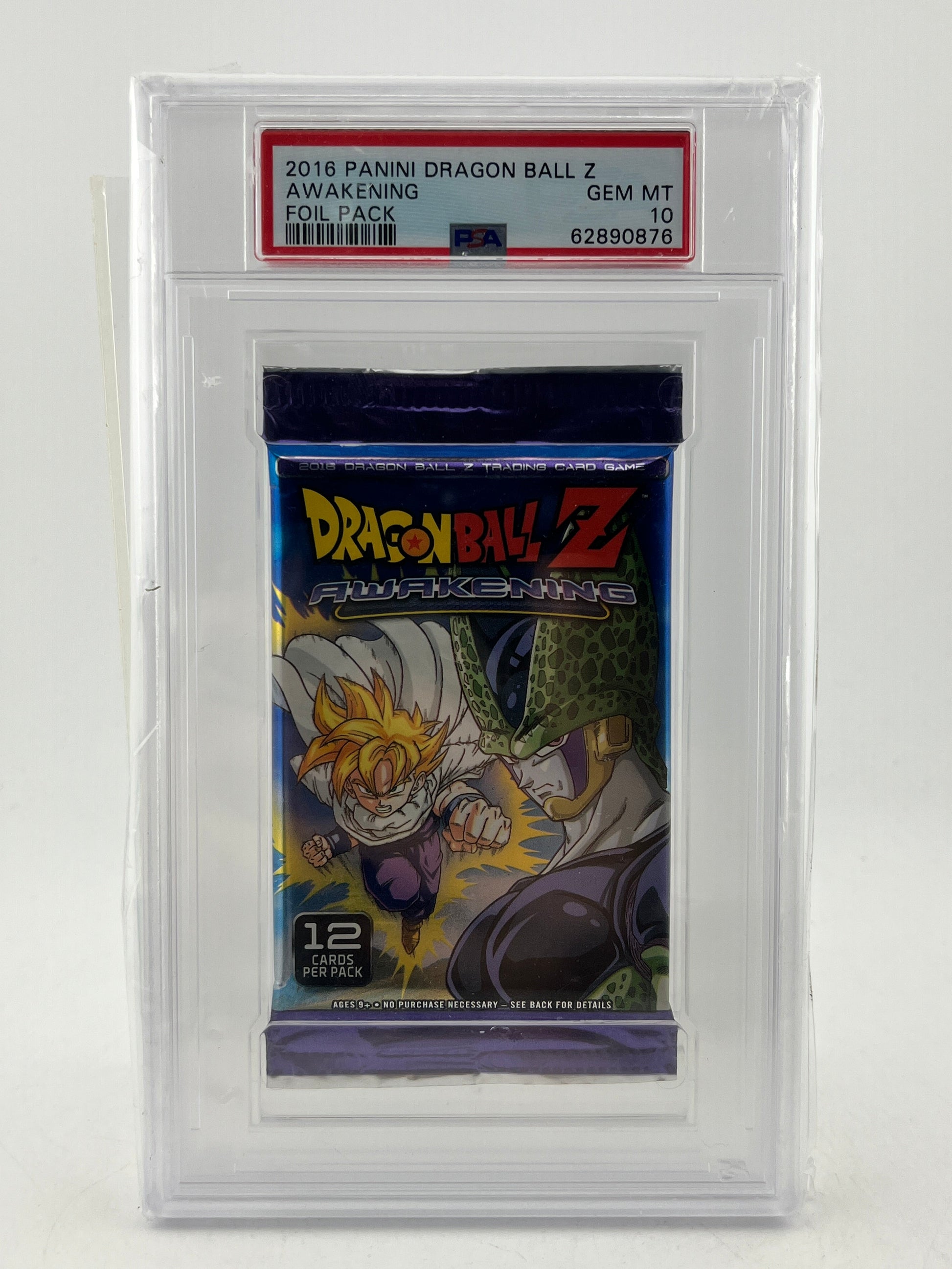 PSA 10 - Dragon Ball Z Panini Awakening Booster - 2016 Pack Sealed FRENLY BRICKS - Open 7 Days