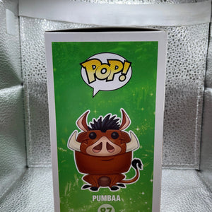 Funko POP! Disney The Lion King Pumbaa #87 Vinyl Figure DAMAGED BOX SEE PICS FRENLY BRICKS - Open 7 Days