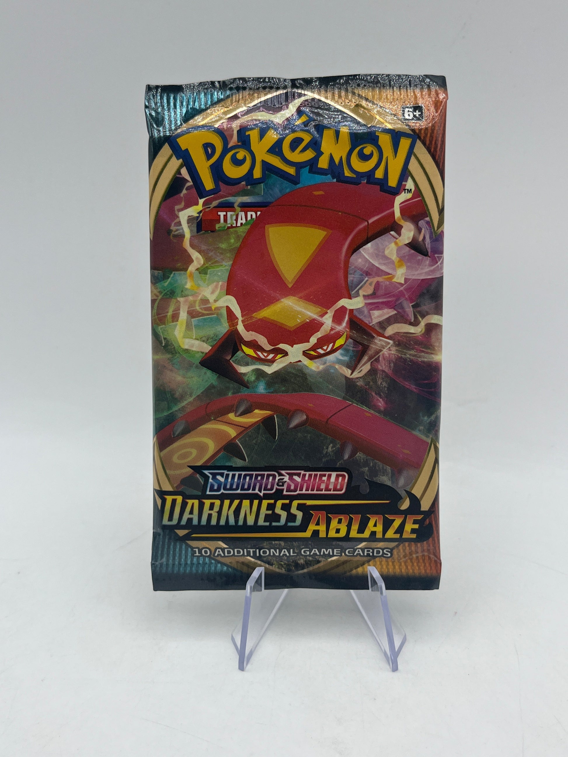 Pokemon TCG Sword & Shield Darkness Ablaze Booster Pack Art Set SEALED x4 FRENLY BRICKS - Open 7 Days