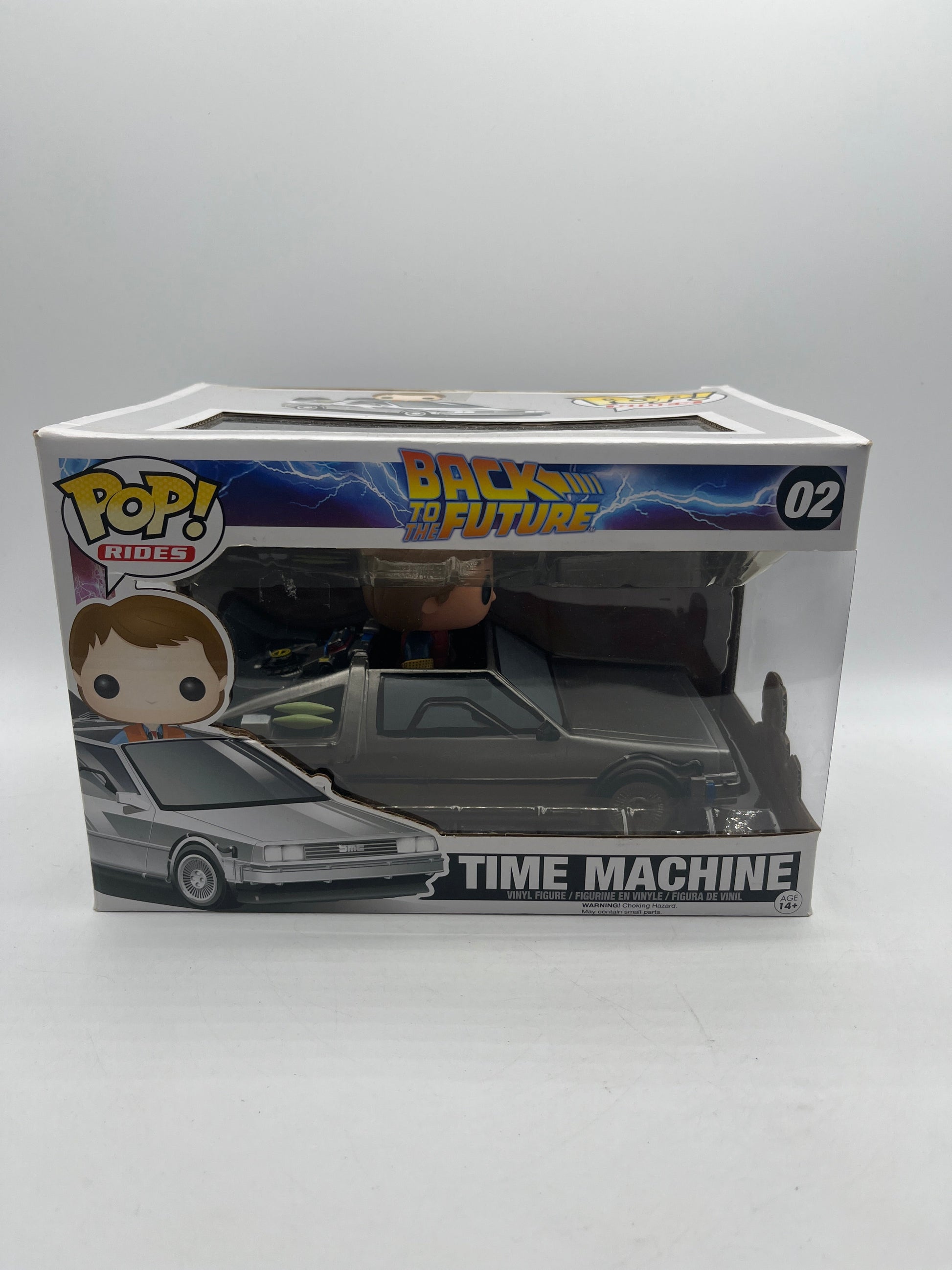 Funko Pop! Rides Back To The Future Time Machine w/ Marty # 02 +combinedshipping FRENLY BRICKS - Open 7 Days