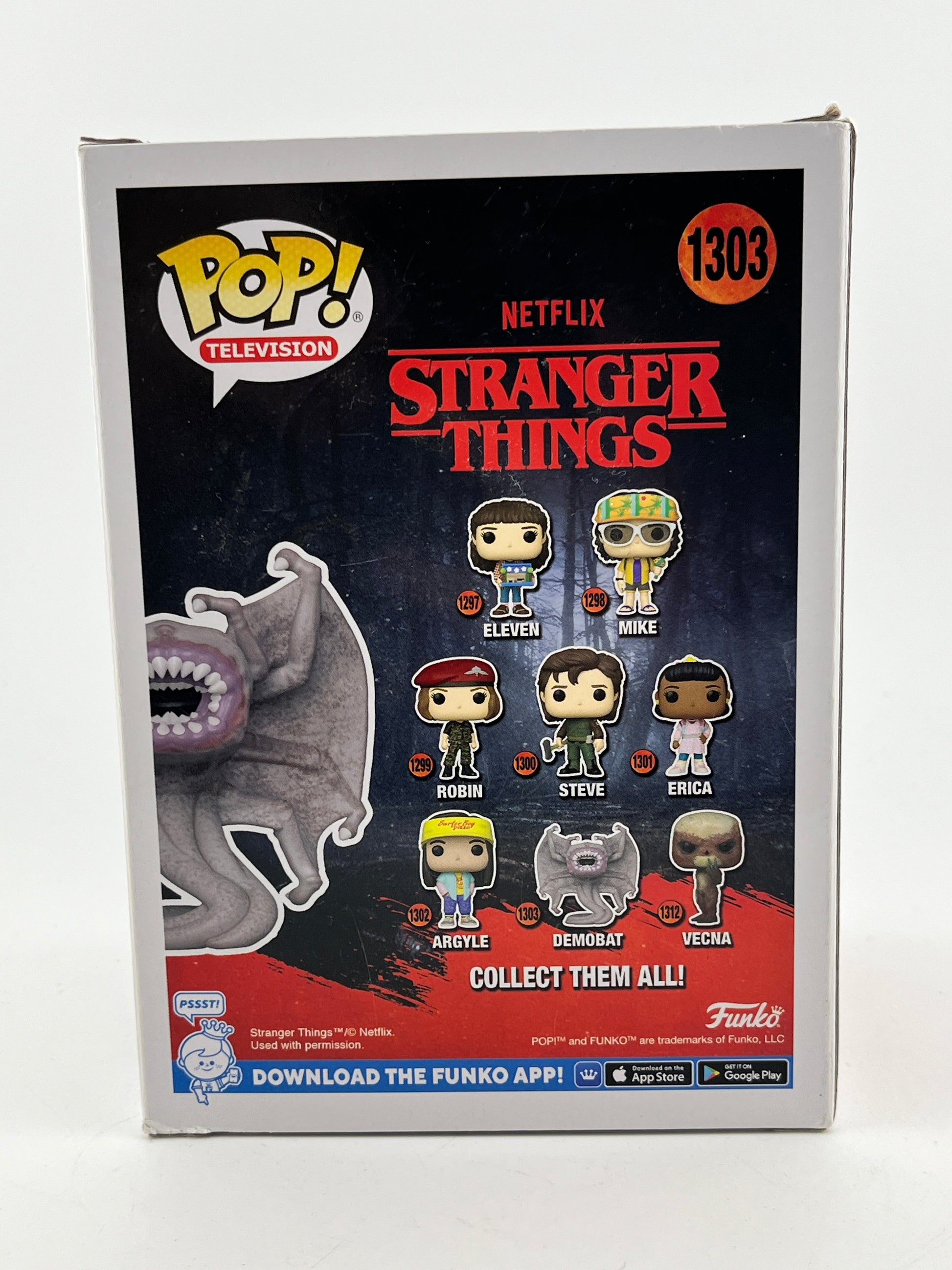 Funko POP! Television Stranger Things - Demobat #1303 - Vinyl Collectable FRENLY BRICKS - Open 7 Days