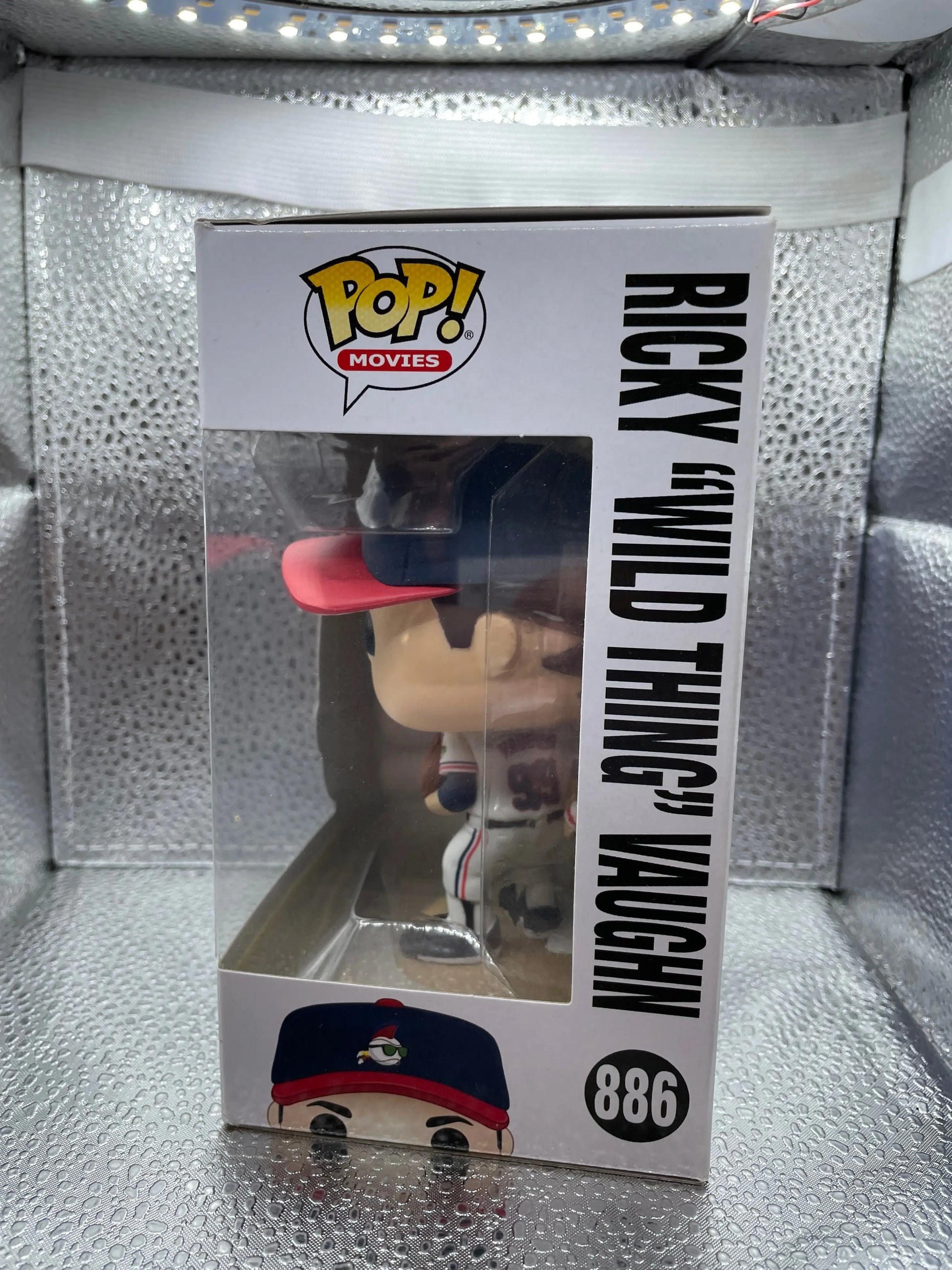 Funko Pop MOVIES #886 MAJOR LEAGUE Ricky "Wild Thing" Vaughn NEW FRENLY BRICKS - Open 7 Days