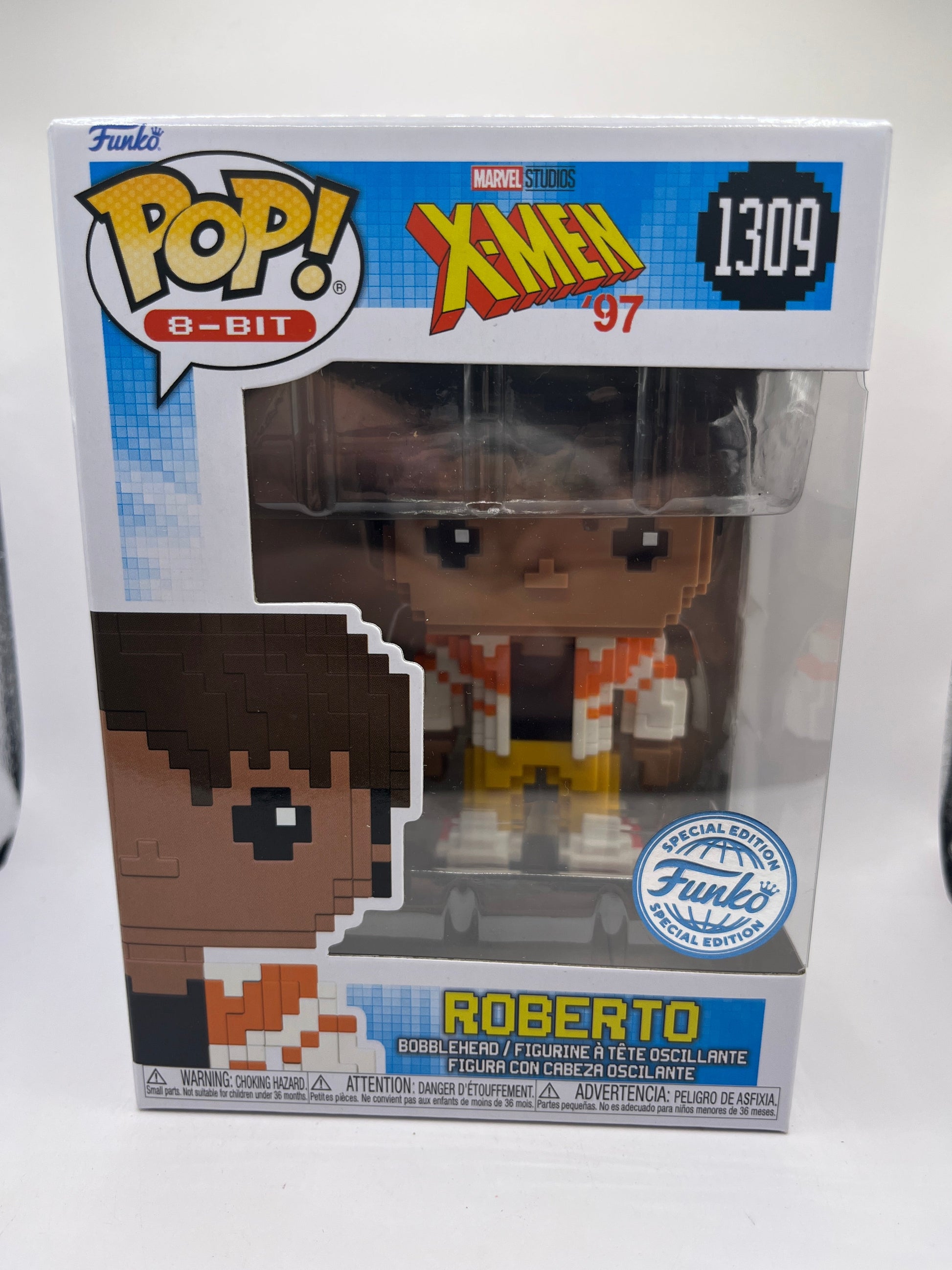 Funko POP! Marvel - "Roberto Sunspot" X-Men '97 8-Bit #1309 +combinedshipping FRENLY BRICKS - Open 7 Days