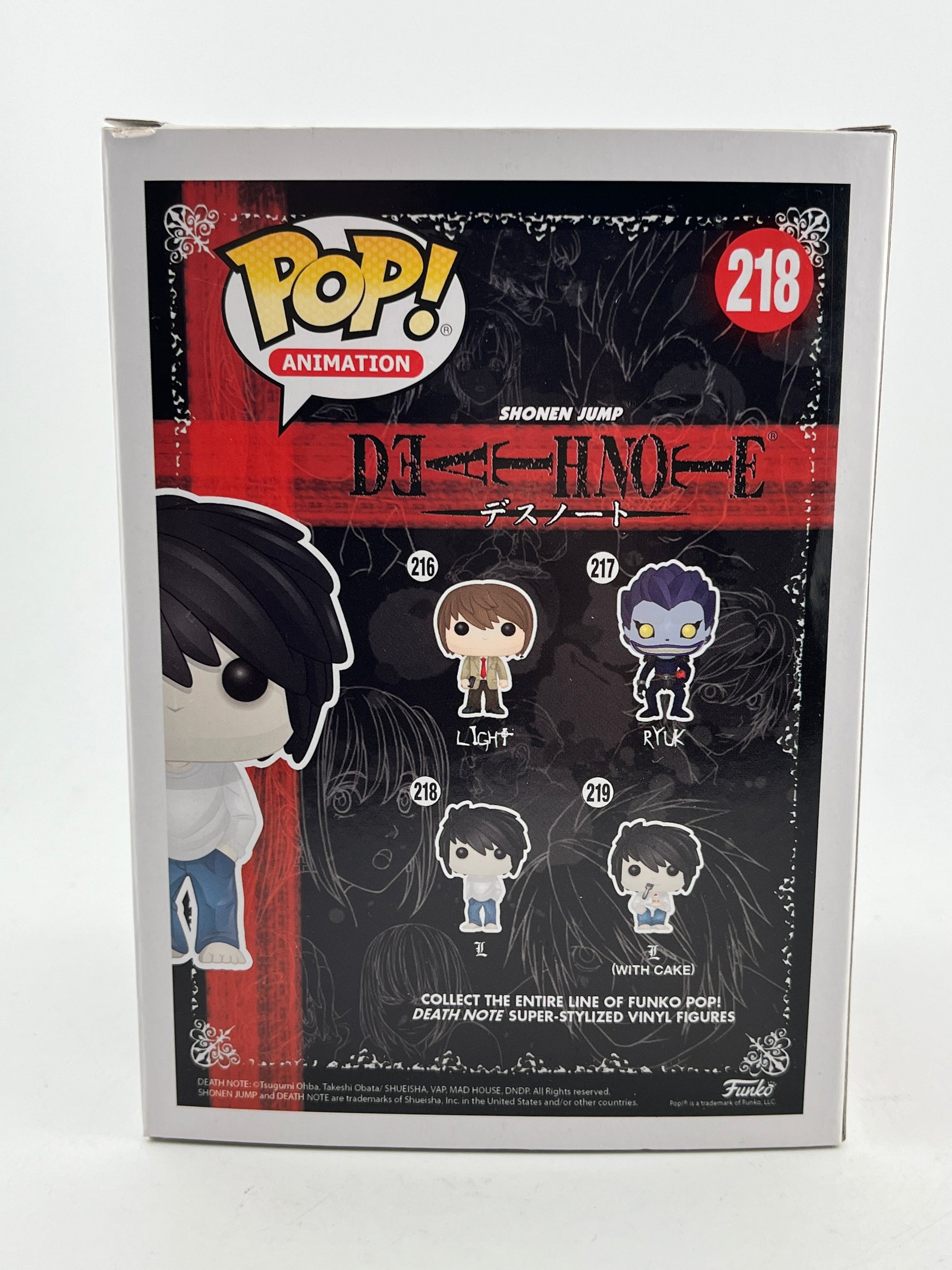 Funko POP! Animation Death Note - L #218 - Vinyl Collectable FRENLY BRICKS - Open 7 Days