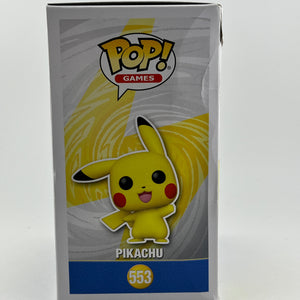 Funko POP! Games Pokémon - Pickachu #553 - Flocked Special Edition *Damaged Box See Photo* FRENLY BRICKS - Open 7 Days