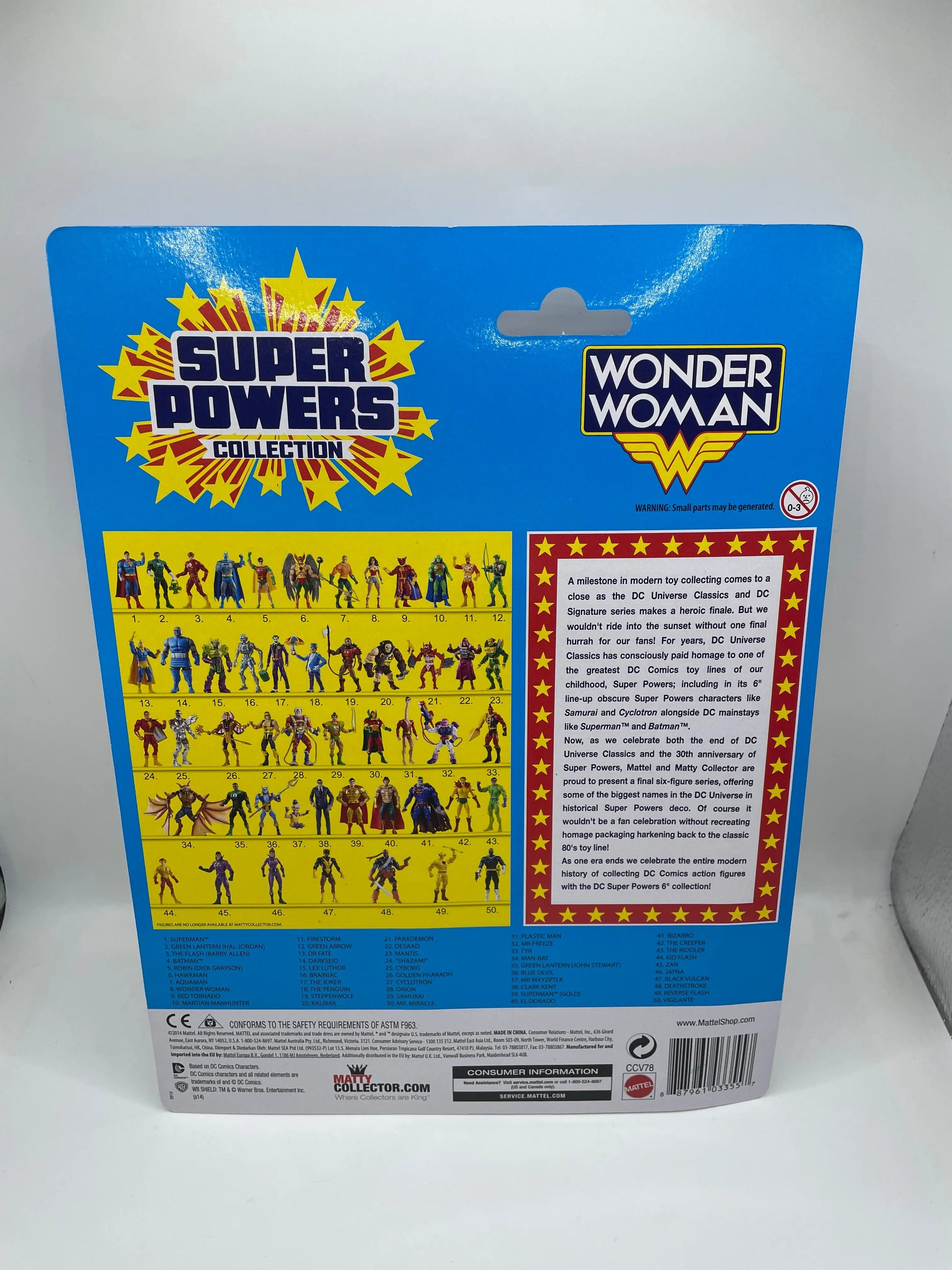 Wonder Woman DC Super Powers 30th Anniversary 6" Action Figure Mattel 2014 - New FRENLY BRICKS - Open 7 Days