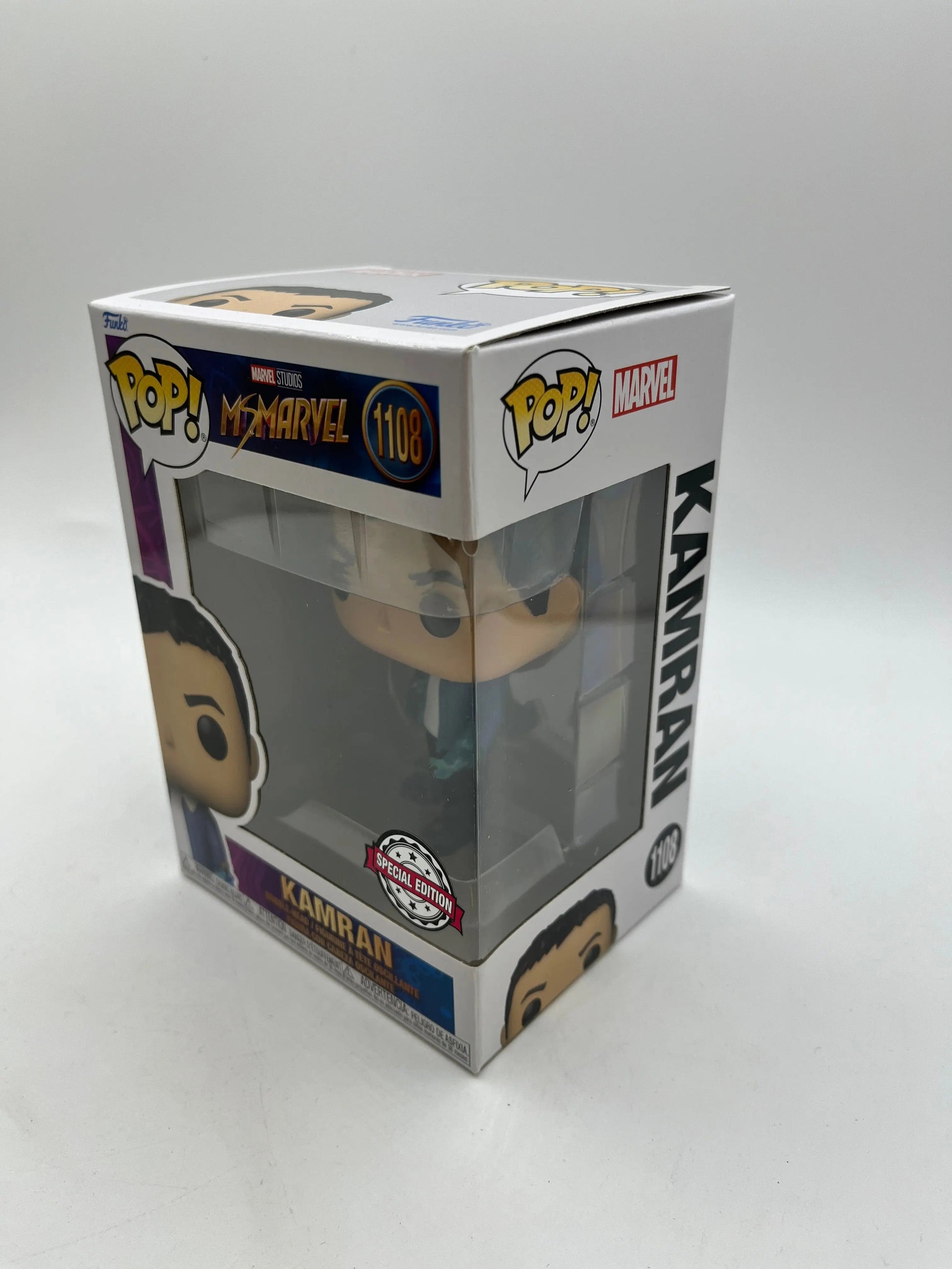 Funko POP! Marvel Ms Marvel Kamran Special Edition #1108 - Vinyl Collectable FRENLY BRICKS - Open 7 Days