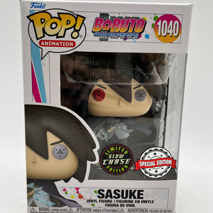 Funko POP! Animation Boruto - Sasuke #1040 - Glow Chase FRENLY BRICKS - Open 7 Days