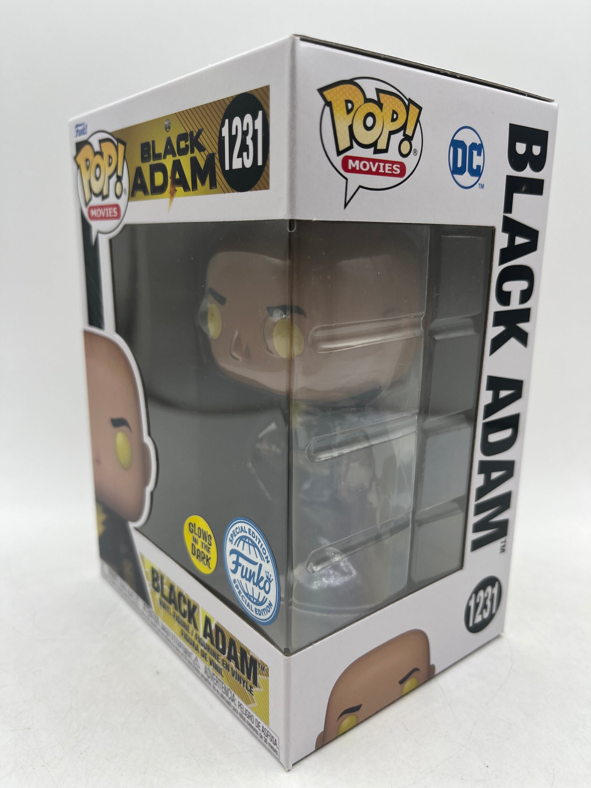 Funko Pop! Vinyl Black Adam Movies Figure #1231 GITD image 2
