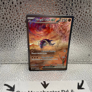 Great Tusk EX 246/198 Full Art Secret Rare POKEMON TCG Card RAW FRENLY BRICKS - Open 7 Days