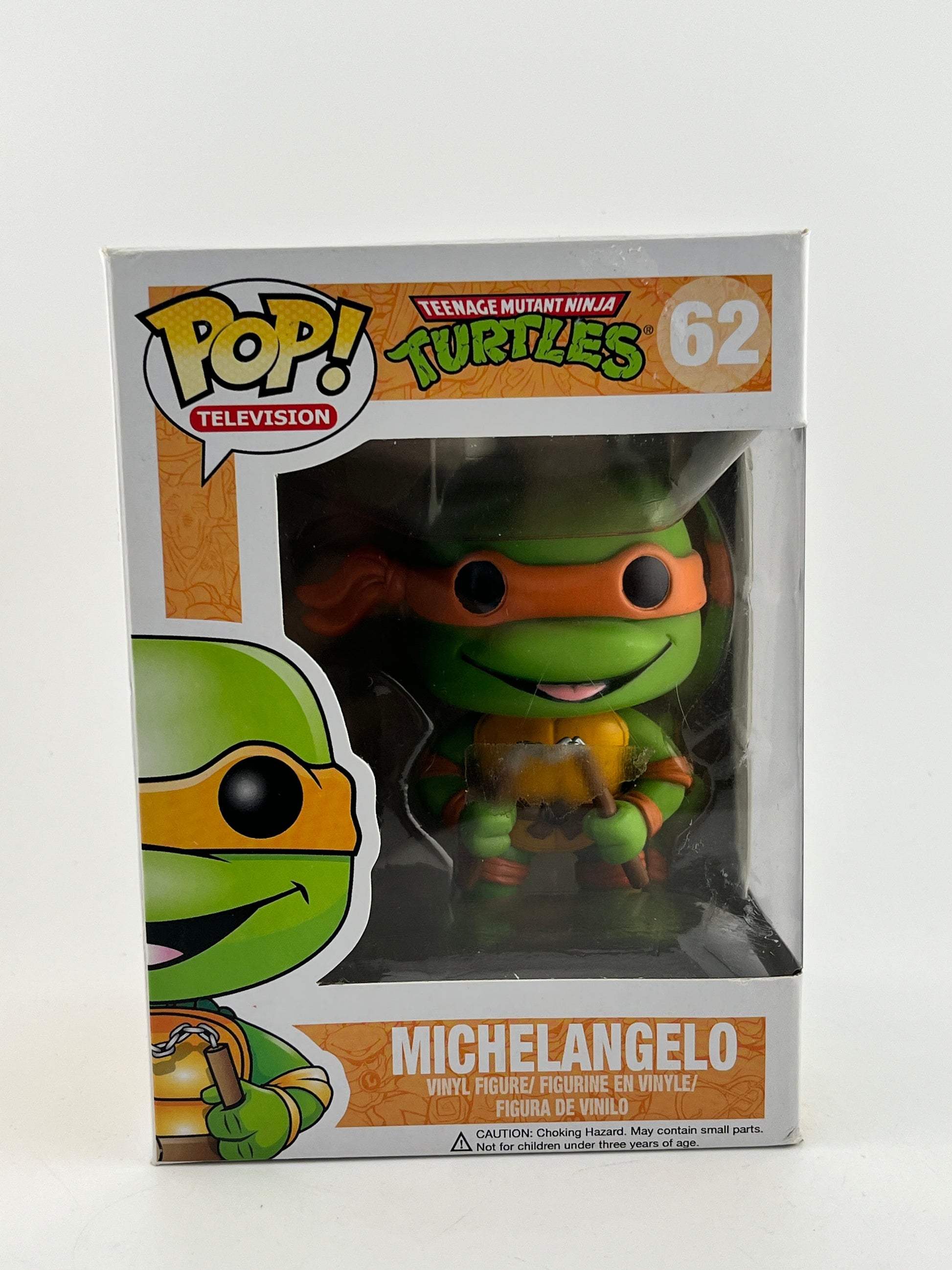 Funko POP! Television Teenage Mutant Ninja Turtles - Michelangelo #62 - Vinyl Collectable FRENLY BRICKS - Open 7 Days
