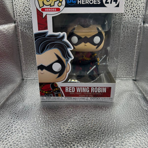 Funko Pop Vinyl Dc #274 Red Wing Robin FRENLY BRICKS - Open 7 Days