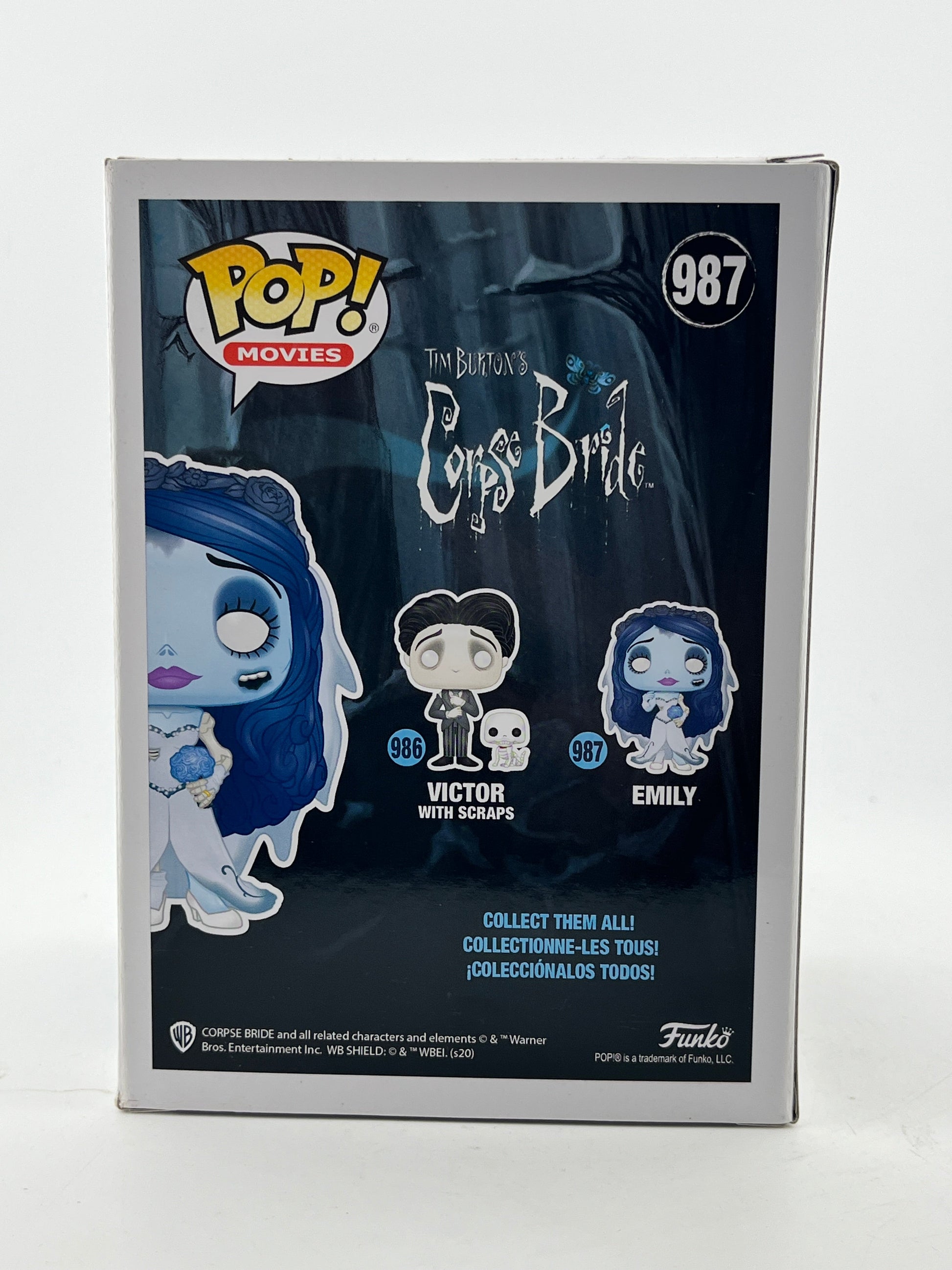 Funko POP! Movies Corpse Bride - Emily #987 - Vinyl Collectable FRENLY BRICKS - Open 7 Days