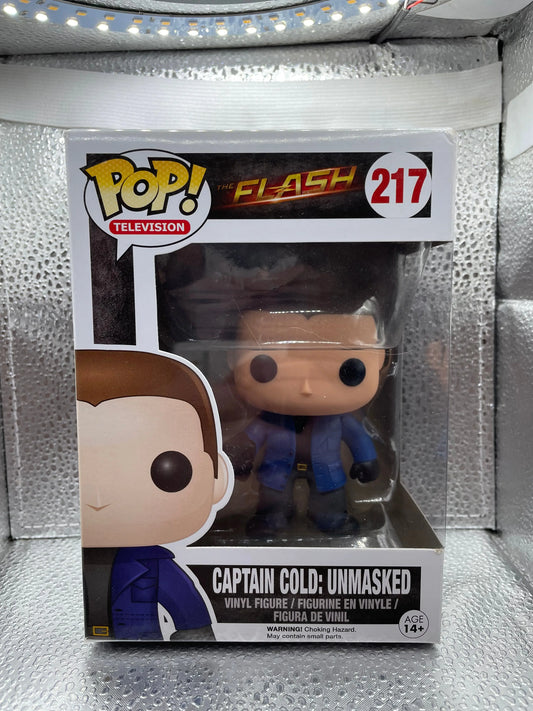 Television Funko Pop - Captain Cold: Unmasked - The Flash - No. 217 - FRENLY BRICKS - Open 7 Days