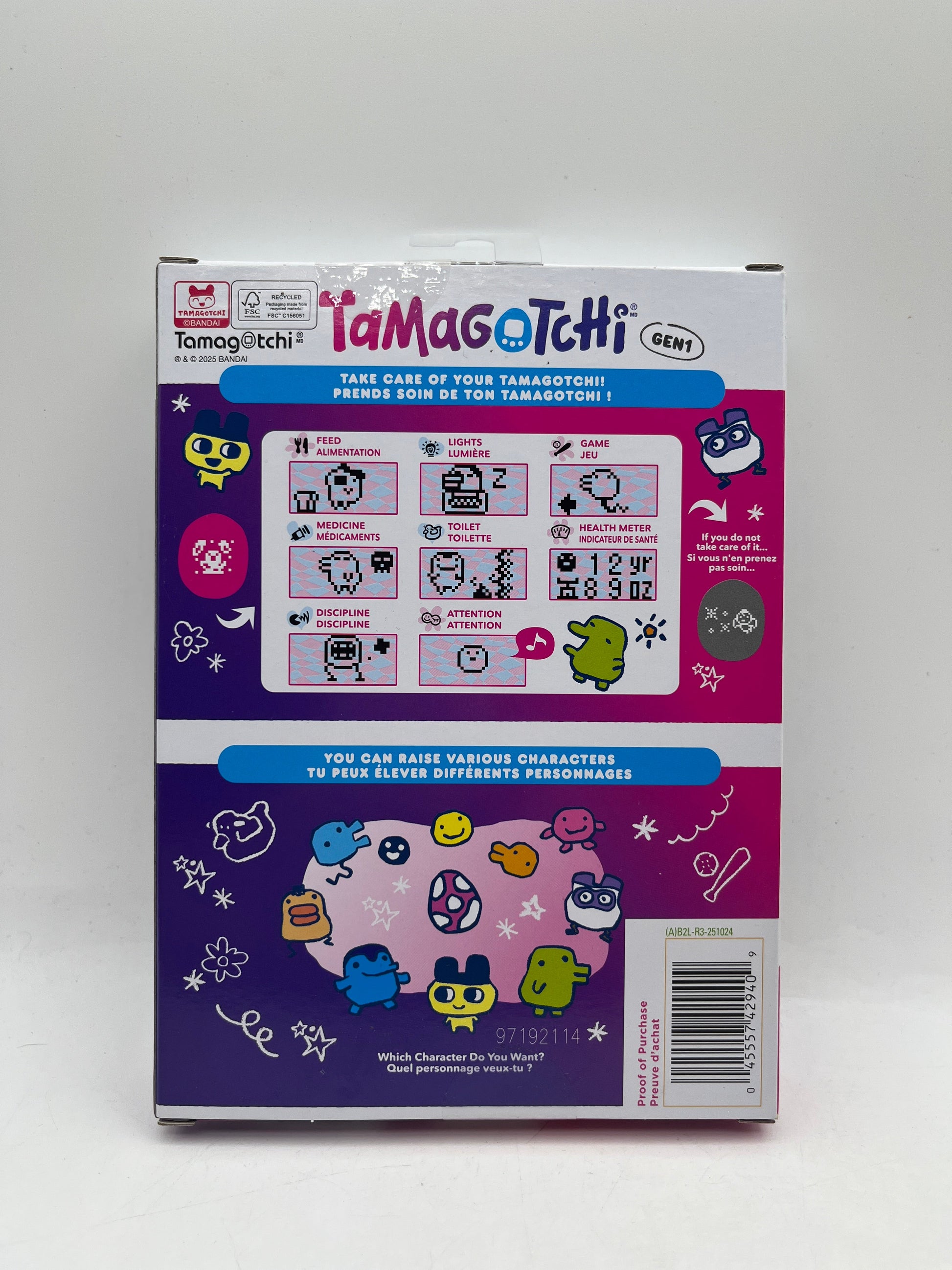 Tamagotchi Gen 1 Toy Virtual Reality Pet Keychain Bandai Namco Classic 2022 FRENLY BRICKS - Open 7 Days