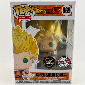 Funko POP! Animation Dragon Ball Z - Super Saiyan Goku With Emery #865 - Glow Chase FRENLY BRICKS - Open 7 Days