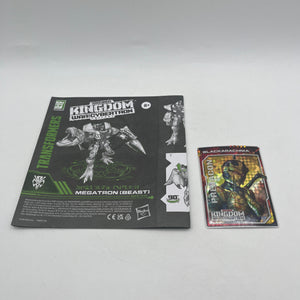 Hasbro Transformers WFC Kingdom Megatron Beast 7.5 in Action figure FRENLY BRICKS - Open 7 Days