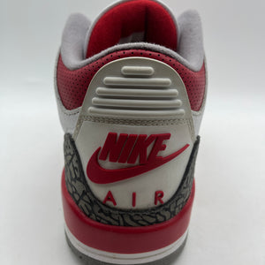 Size 10 Men’s- Nike Jordan 3 Retro Fire Red 2022 DN3707-160 Used FRENLY BRICKS - Open 7 Days