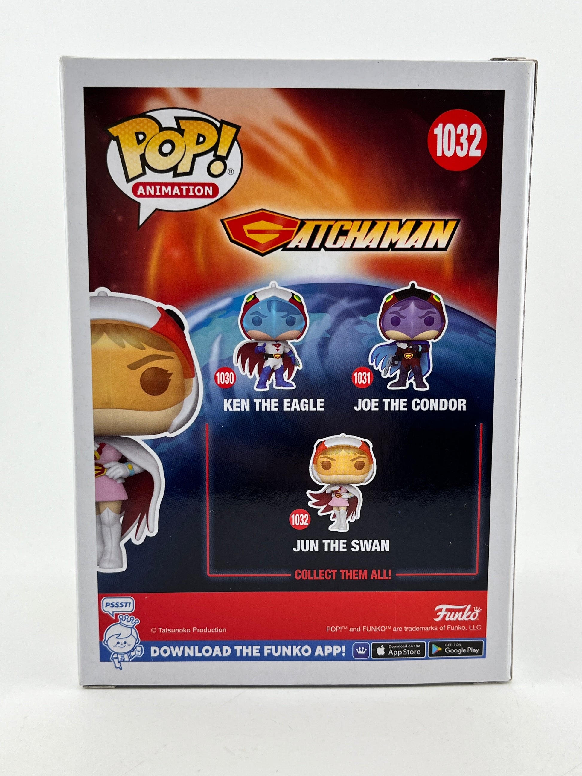 Funko POP! Animation Gatchaman - Jun The Swan #1032 - Vinyl Collectable FRENLY BRICKS - Open 7 Days