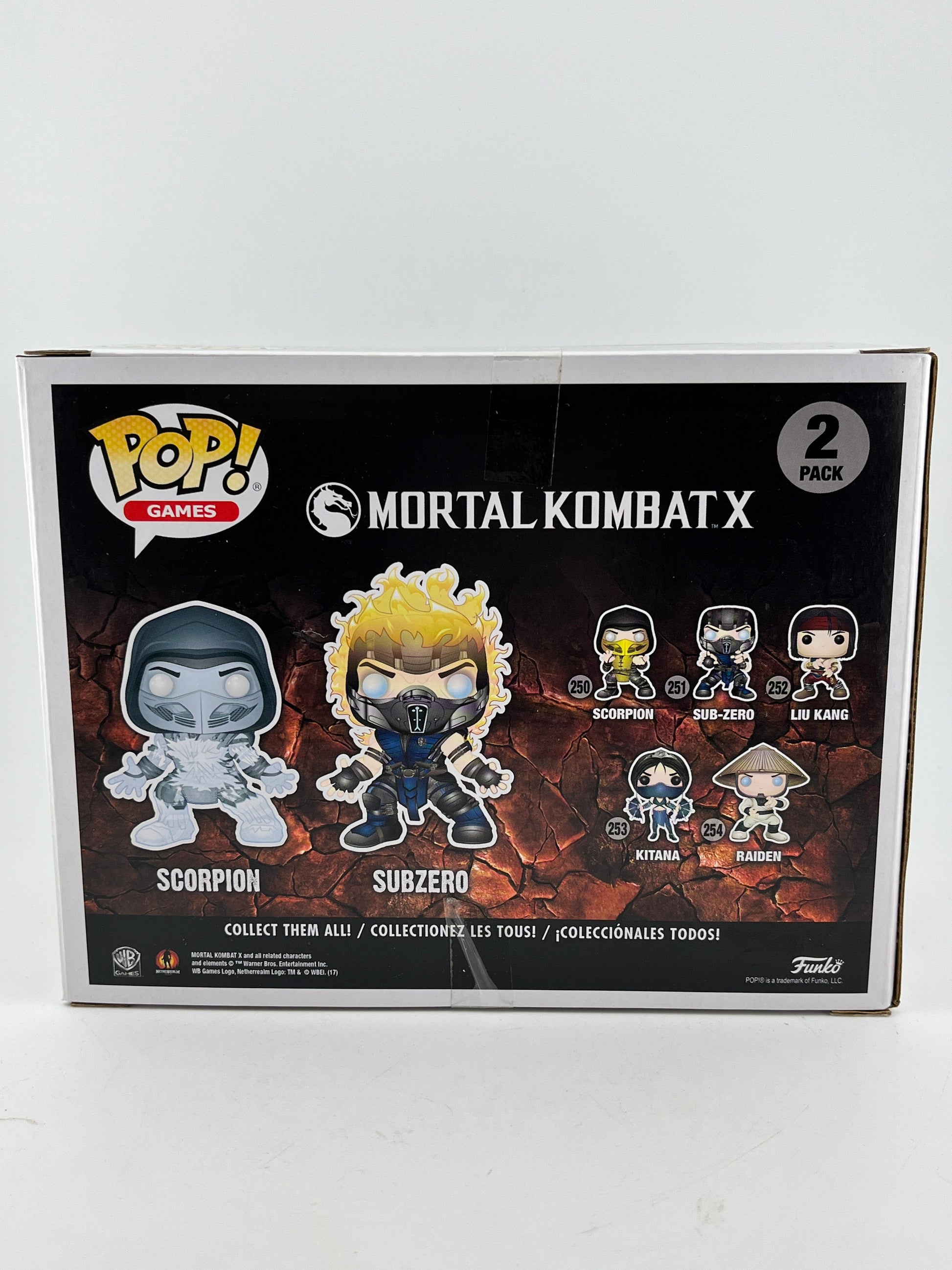 Funko POP! Games Mortal Kombat X - Scorpin & Sub Zero (2 Pack) - Special Edition FRENLY BRICKS - Open 7 Days