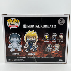 Funko POP! Games Mortal Kombat X - Scorpin & Sub Zero (2 Pack) - Special Edition FRENLY BRICKS - Open 7 Days