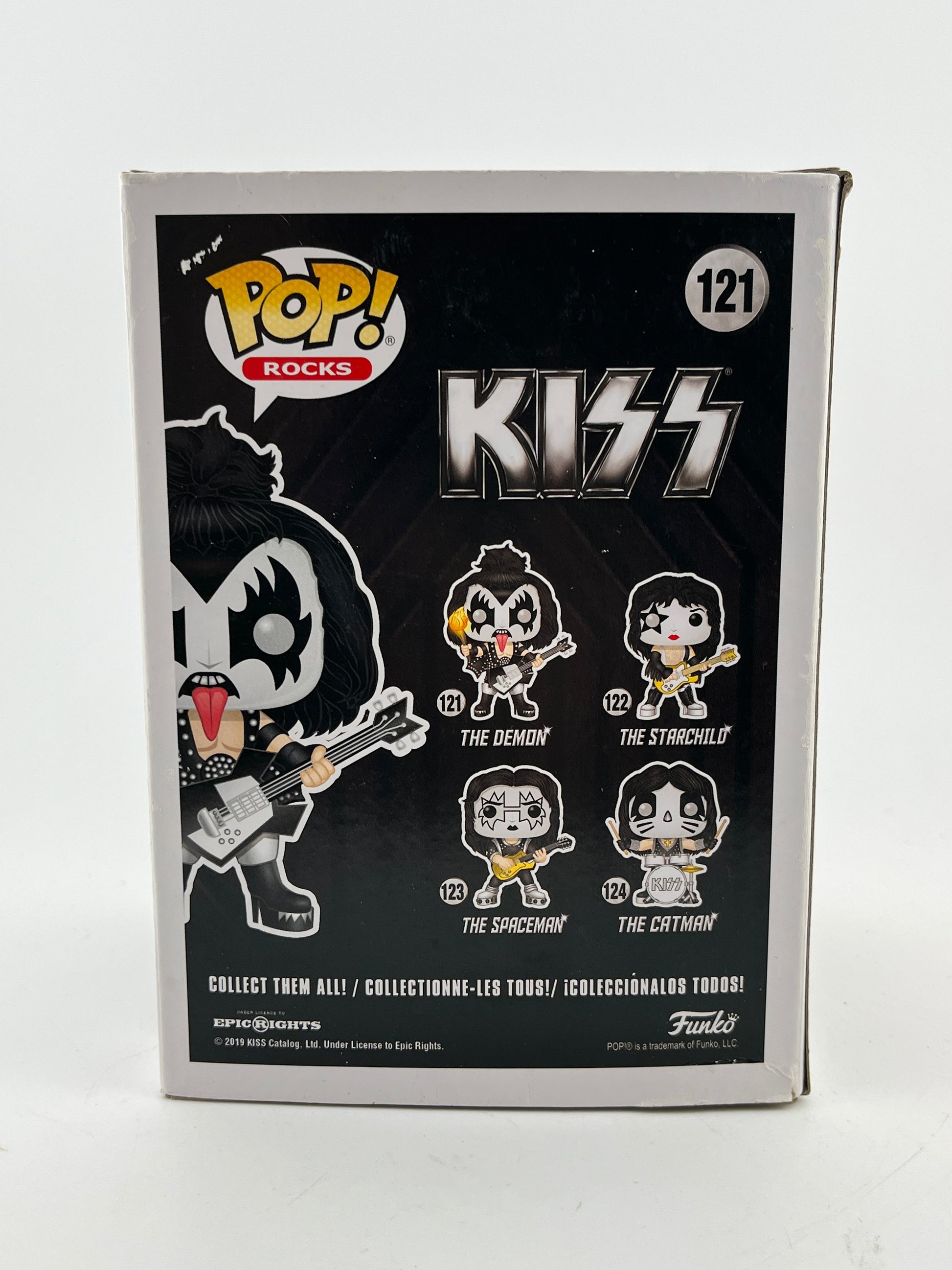 Funko POP! Rocks Kiss - The Demon #121 - Vinyl Collectable FRENLY BRICKS - Open 7 Days