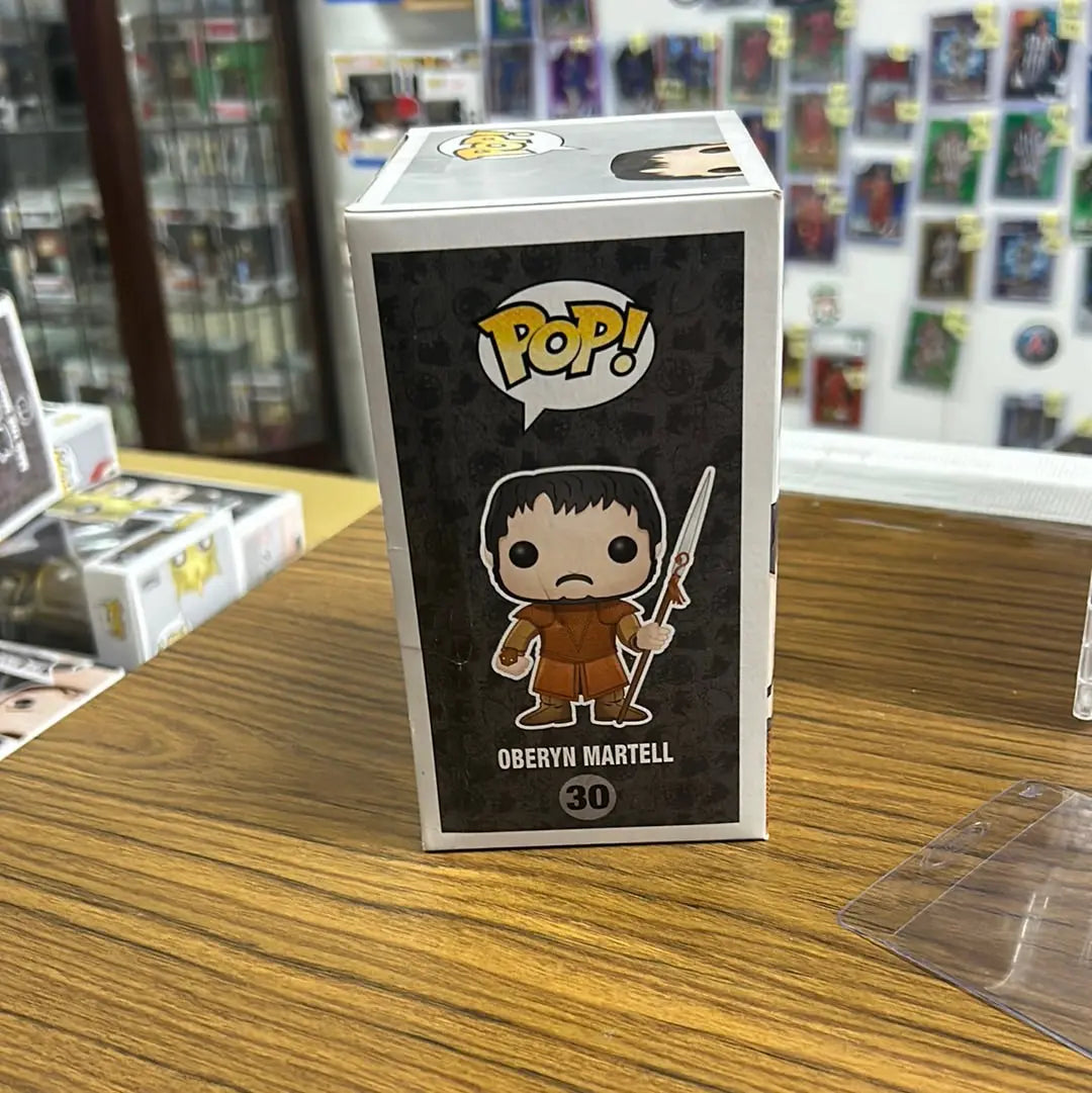 Pop Vinyl Game Of Thrones 30 Oberyn Martell FRENLY BRICKS - Open 7 Days