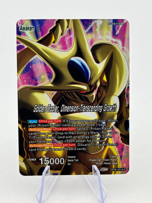Dragon Ball - Golden Cooler, Dimension-Transcending Growth - BT26-120 - Single