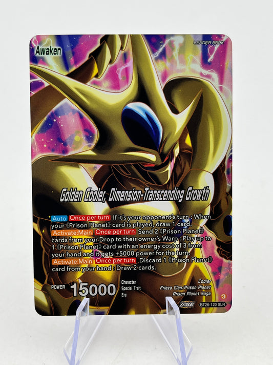 Dragon Ball - Golden Cooler, Dimension-Transcending Growth - BT26-120 - Single FRENLY BRICKS - Open 7 Days