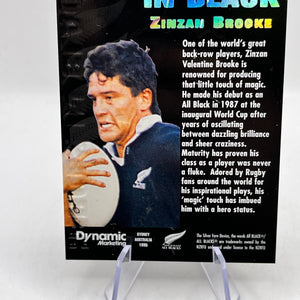 Zinzan Brooke - 1995 Dynamic Marketing All Blacks -  Heroes In Black FRENLY BRICKS - Open 7 Days
