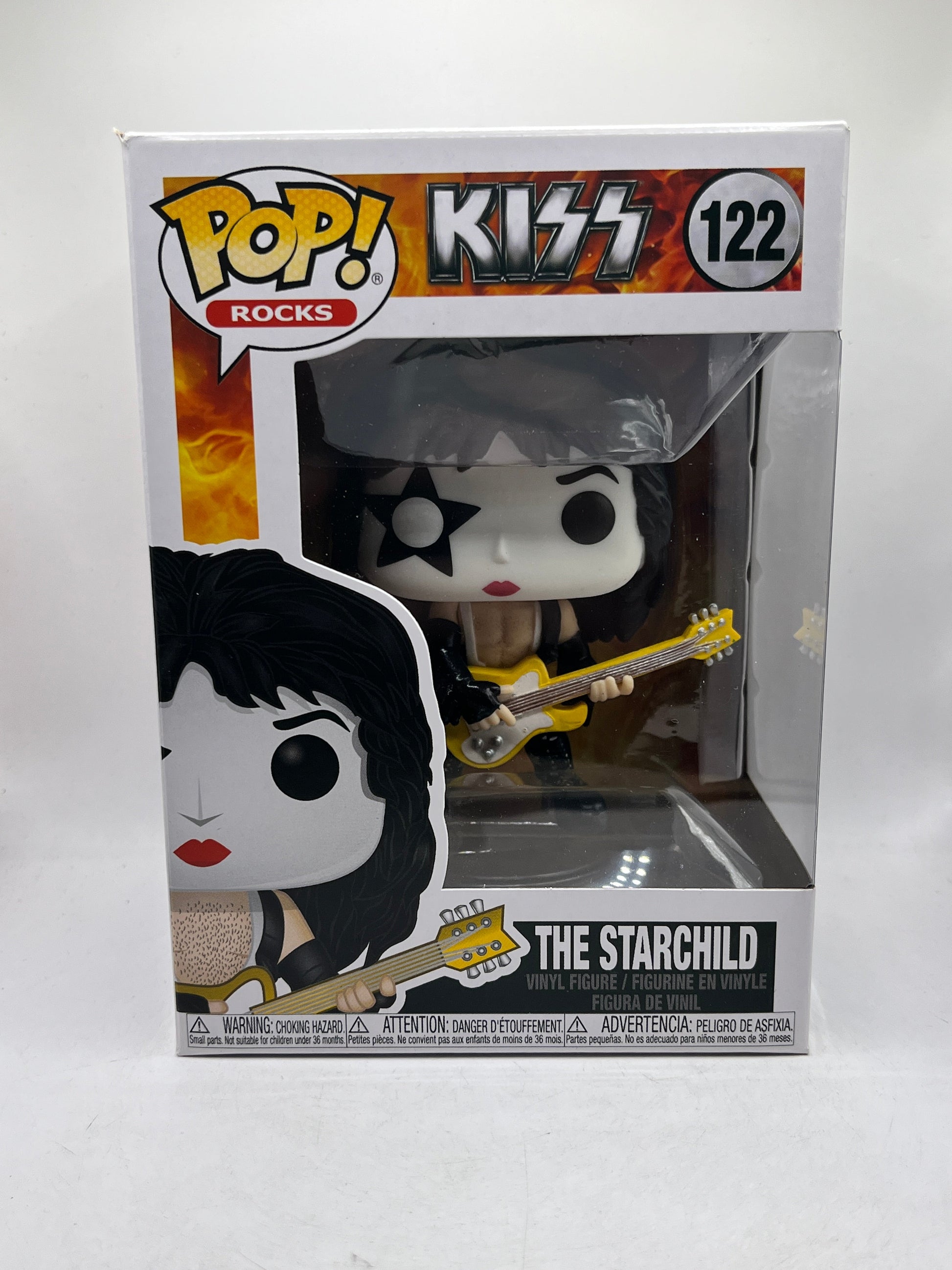 Funko POP! Rocks Kiss - The Starchild #122 - Vinyl Collectable FRENLY BRICKS - Open 7 Days