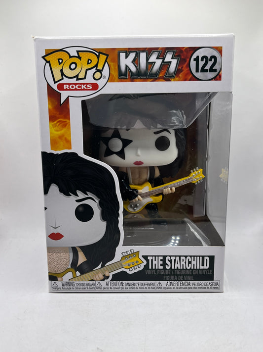 Funko POP! Rocks Kiss - The Starchild #122 - Vinyl Collectable FRENLY BRICKS - Open 7 Days