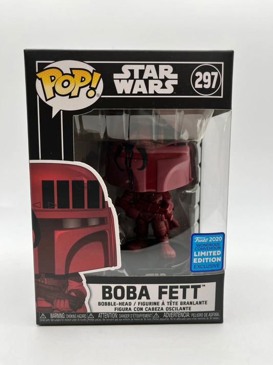 Funko POP! Star Wars Boba Fett #297 Convention Limited Edition FRENLY BRICKS - Open 7 Days