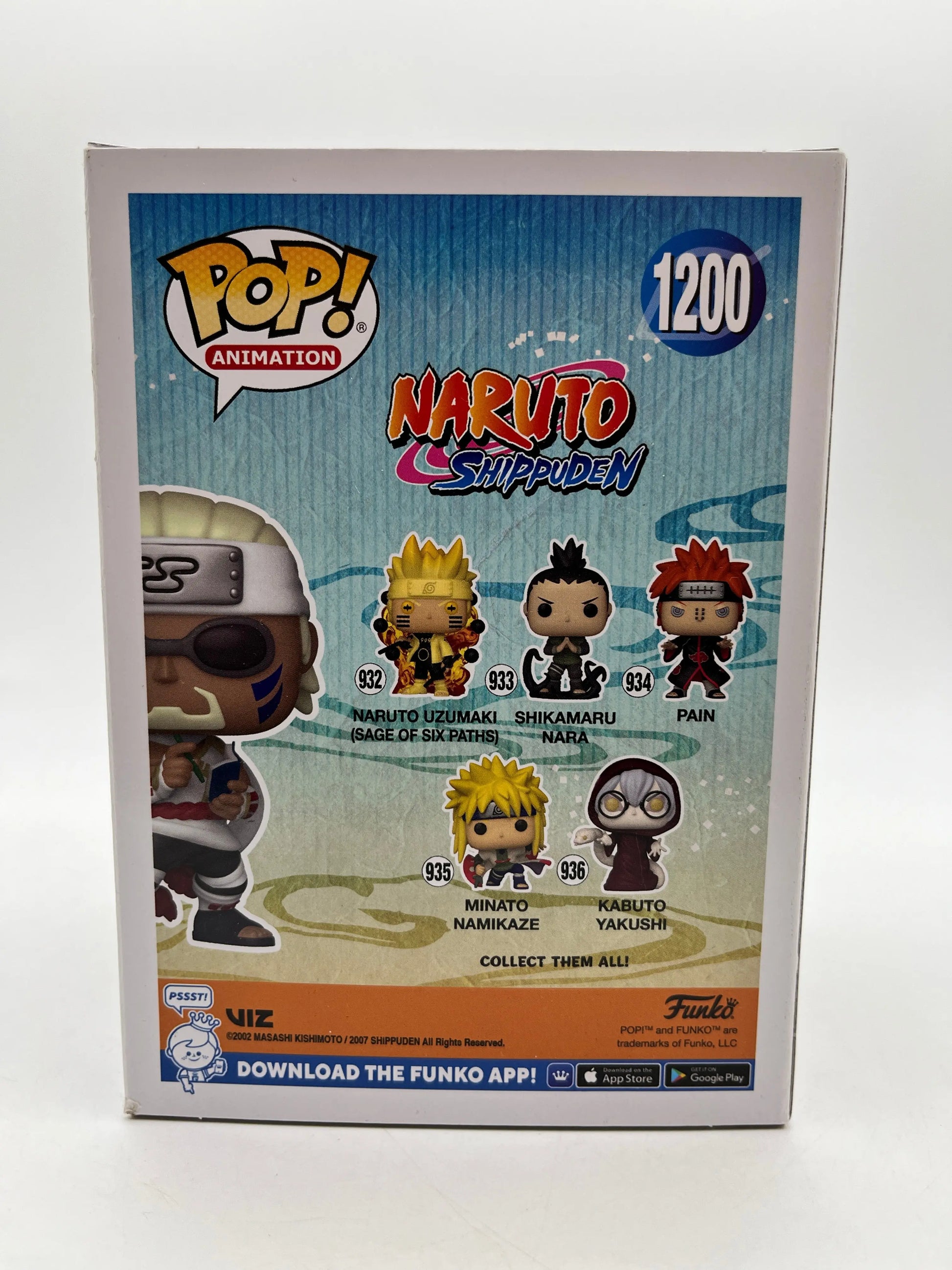 Funko POP! Animation Naruto Shippuden Killer Bee #1200 - Limited Edition Chase FRENLY BRICKS - Open 7 Days