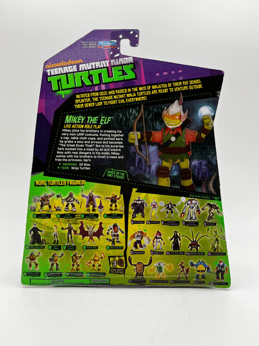Year 2014 Teenage Mutant Ninja Turtles TMNT Figure - MIKEY THE ELF FRENLY BRICKS - Open 7 Days