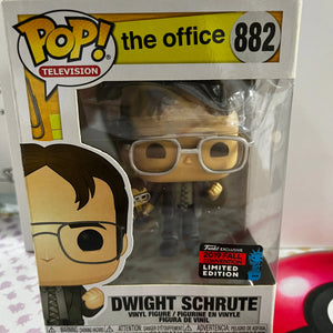 Funko Pop Vinyl Television the office Dwight Schrute Limited Edition FRENLY BRICKS - Open 7 Days