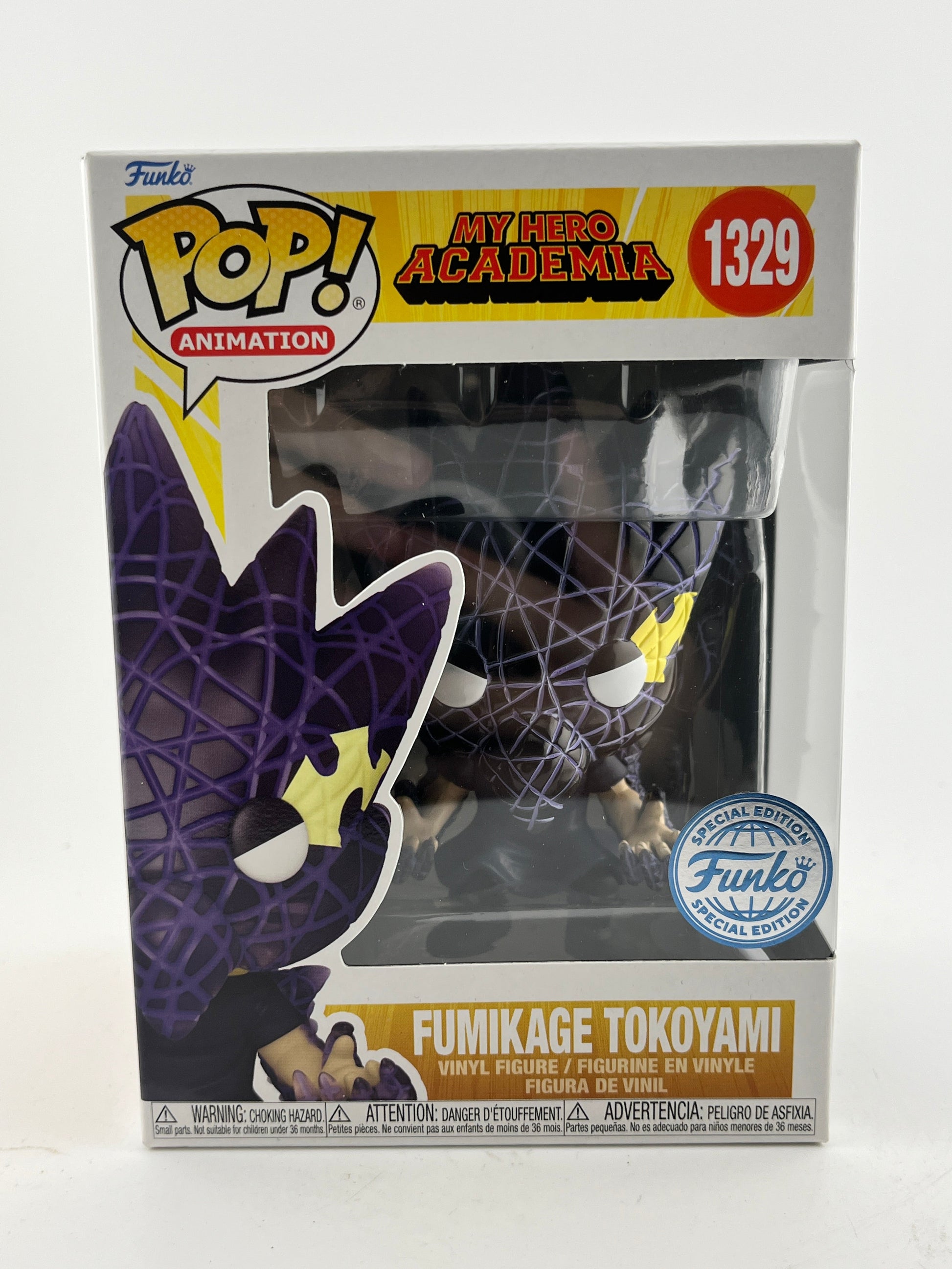 Funko POP! Animation My Hero Academia -Fumikage Tokoyami  #1329- Special Edition FRENLY BRICKS - Open 7 Days