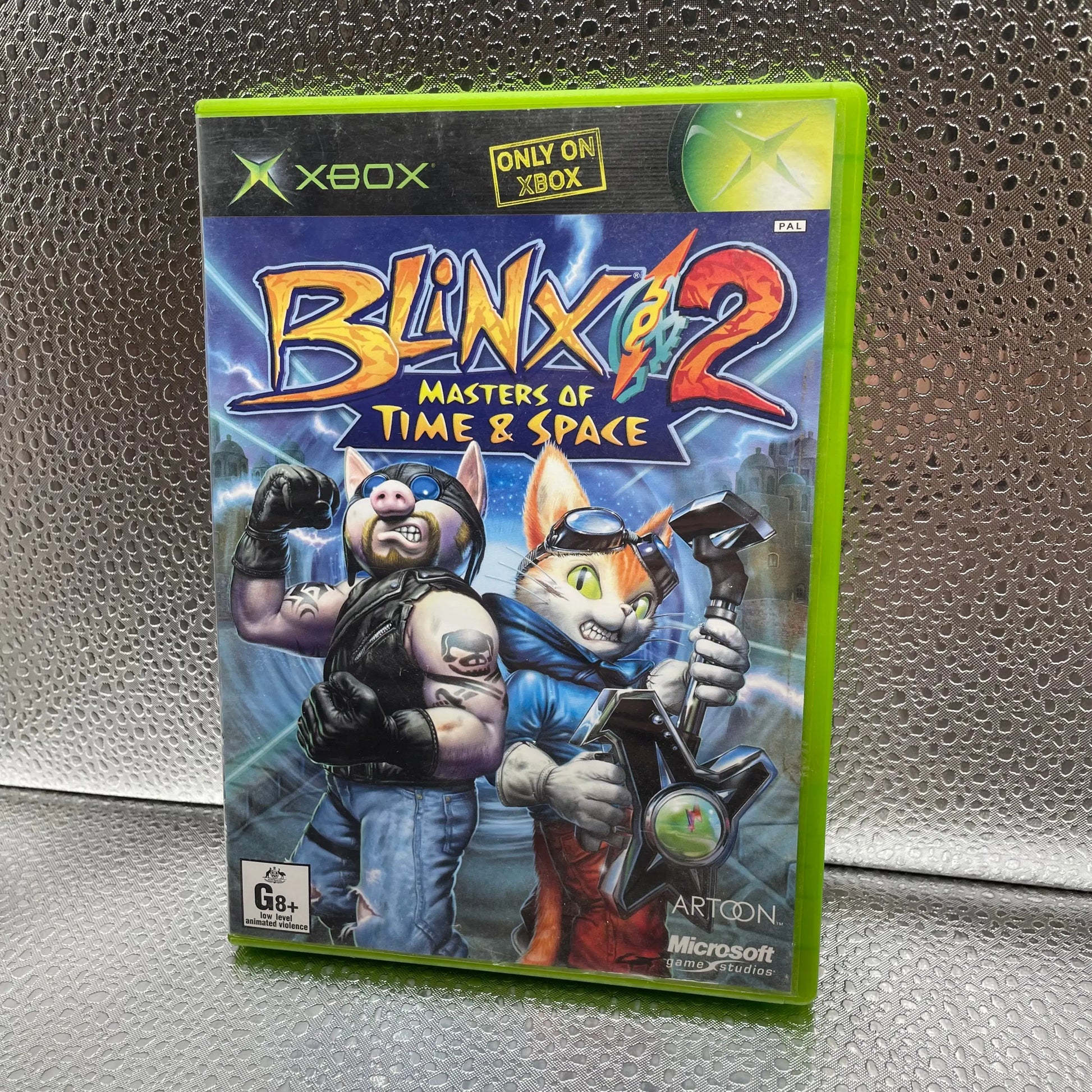 Blinx 2 Masters of Time & Space XBOX Used Game Tested PAL FRENLY BRICKS - Open 7 Days