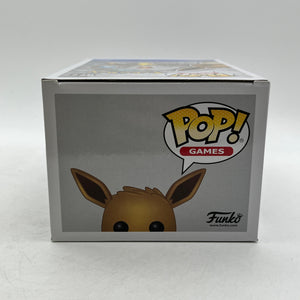 Funko POP! Games Pokémon - Eevee #577 - Flocked - 2020 Exclusive FRENLY BRICKS - Open 7 Days