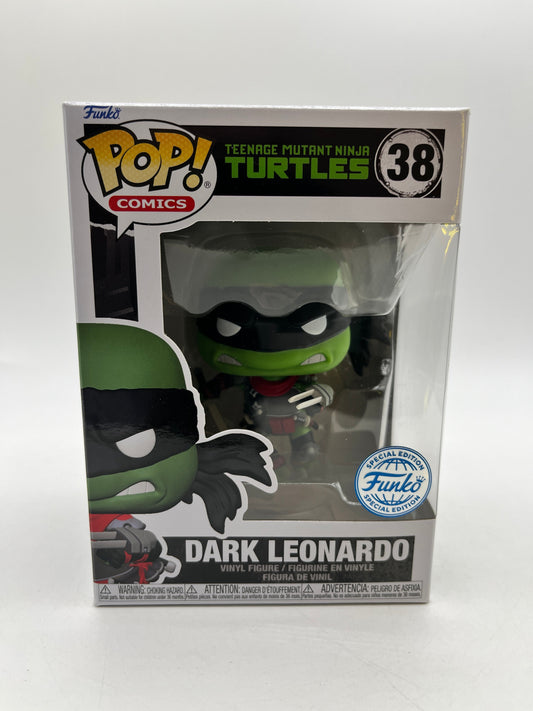 Funko POP! Comics Teenage Mutant Ninja Turtles - Dark Leonardo #38 - Special Edition FRENLY BRICKS - Open 7 Days