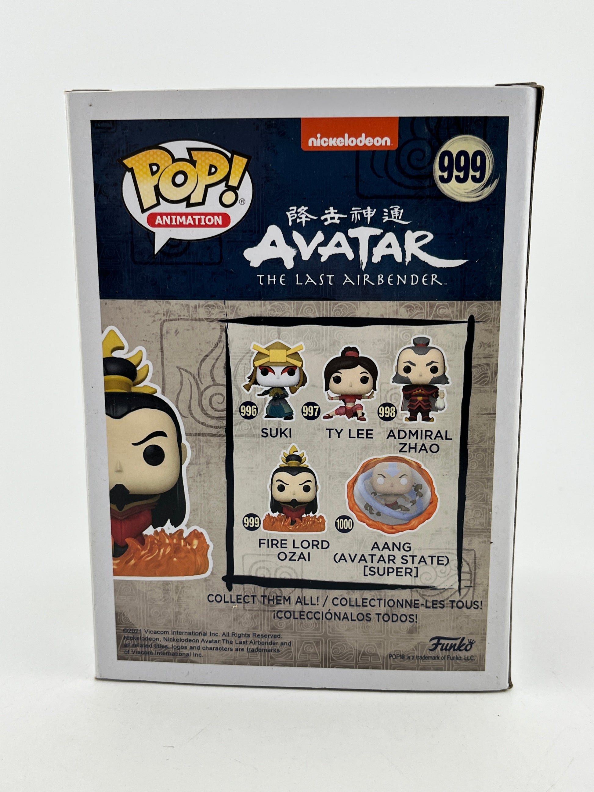 Funko POP! Animation Avatar The Last Airbender - Fire Lord Ozai #999 - Vinyl Collectable FRENLY BRICKS - Open 7 Days