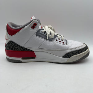 Size 10 Men’s- Nike Jordan 3 Retro Fire Red 2022 DN3707-160 Used FRENLY BRICKS - Open 7 Days