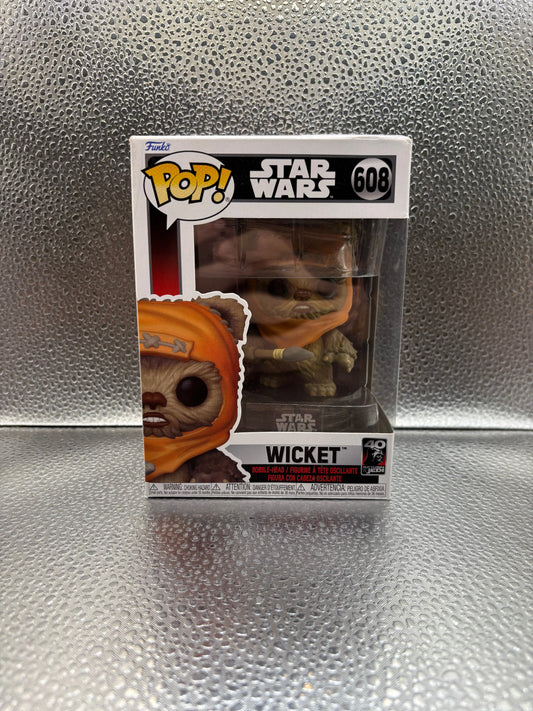 Funko Pop Vinyl #608 Star Wars Wicket FRENLY BRICKS - Open 7 Days