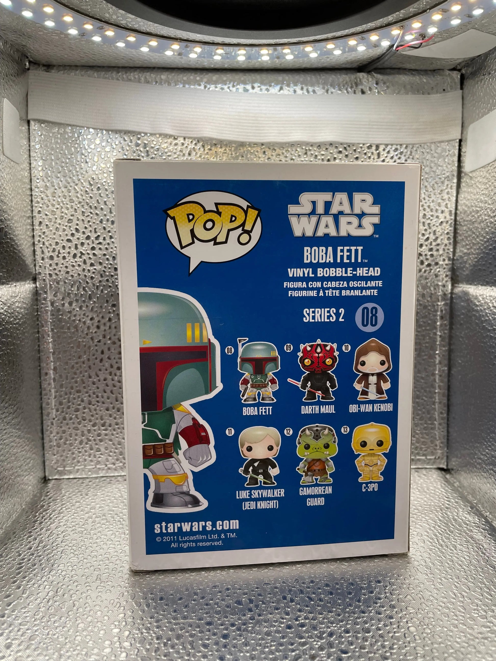 Funko POP! Star Wars Boba Fett #08 Blue Box Large Font Early Run FRENLY BRICKS - Open 7 Days