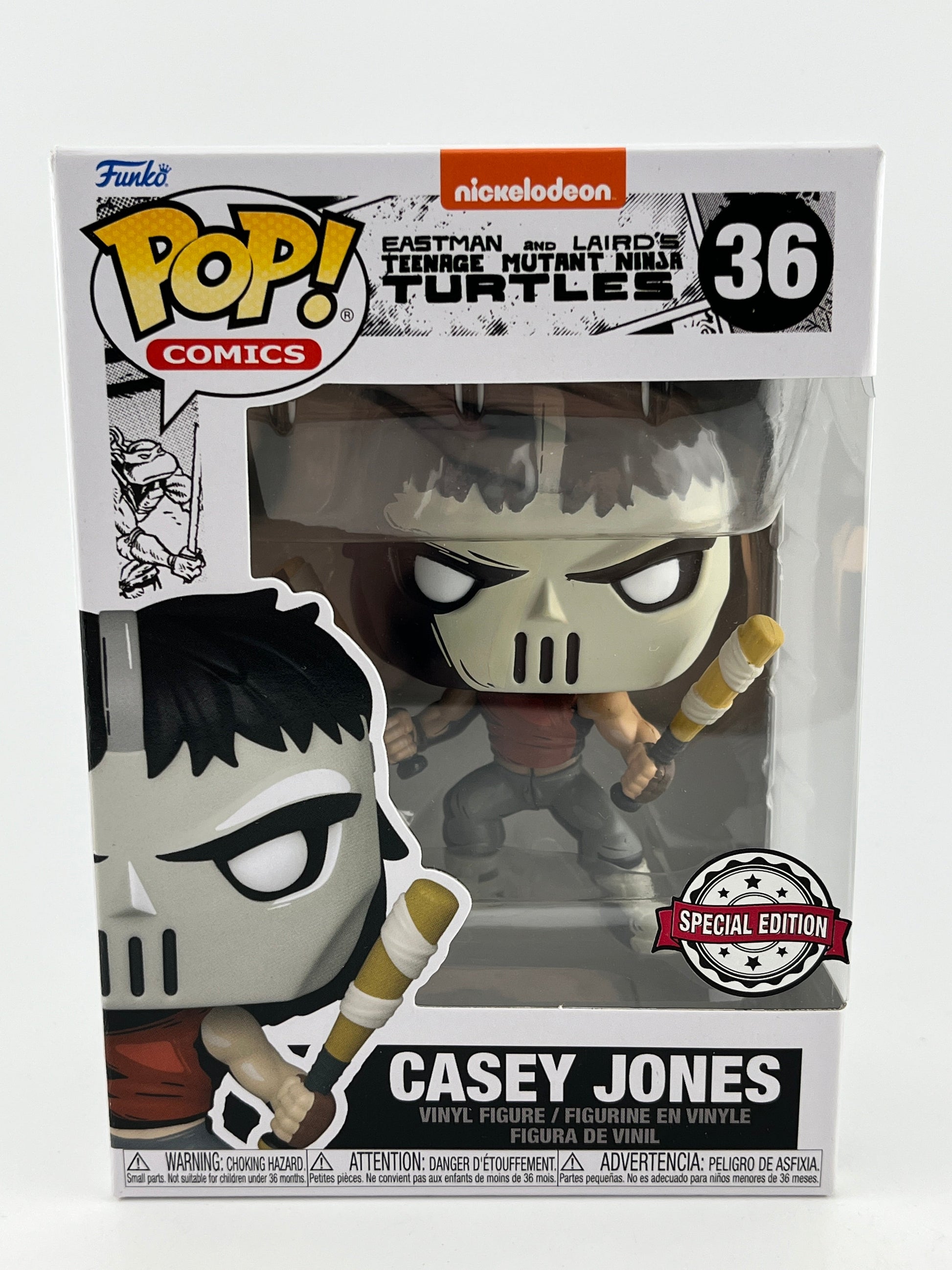 Funko POP! Comics Eastman and Lairds TMNT - Casey Jones #36 - Special Edition FRENLY BRICKS - Open 7 Days