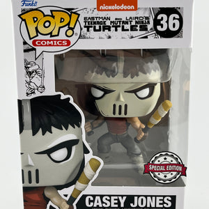 Funko POP! Comics Eastman and Lairds TMNT - Casey Jones #36 - Special Edition FRENLY BRICKS - Open 7 Days
