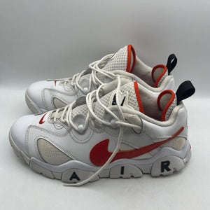 Nike Air Barrage Low Rucker Park Size 12 USED ORANGE/WHITE FRENLY BRICKS - Open 7 Days